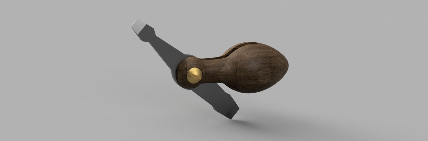 Improvement in Screw-Drivers, Patent #50,021- 3D printed replica